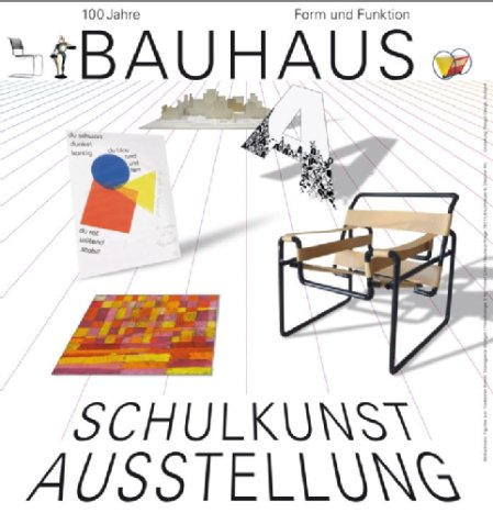 Plakat zur Bauhaus-Ausstellung